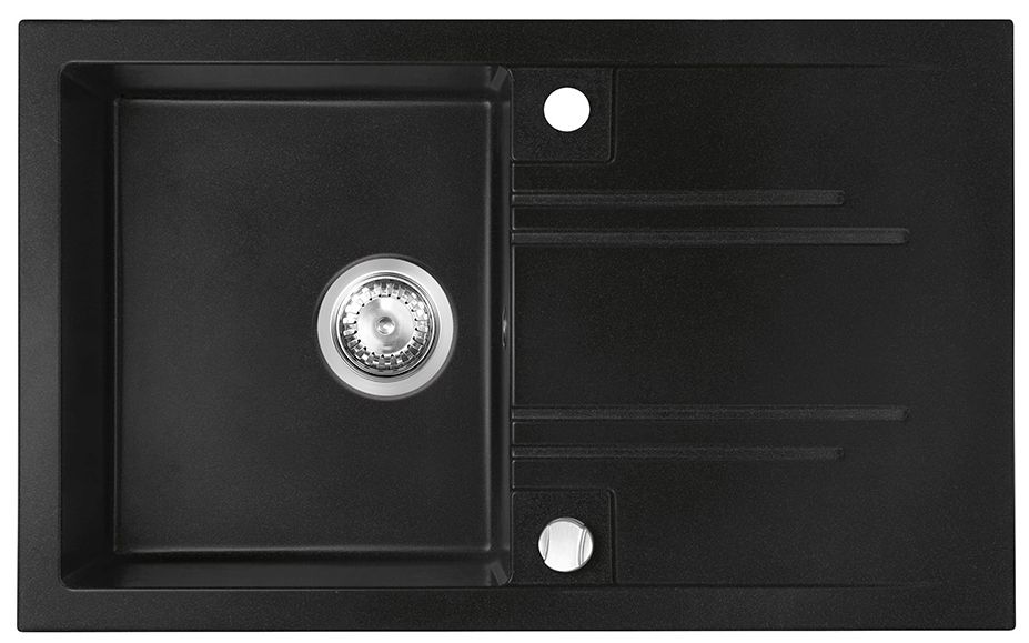 FDesign Carioca zlewozmywak granitowy 78x48 cm grafit FD9-13-4878-22