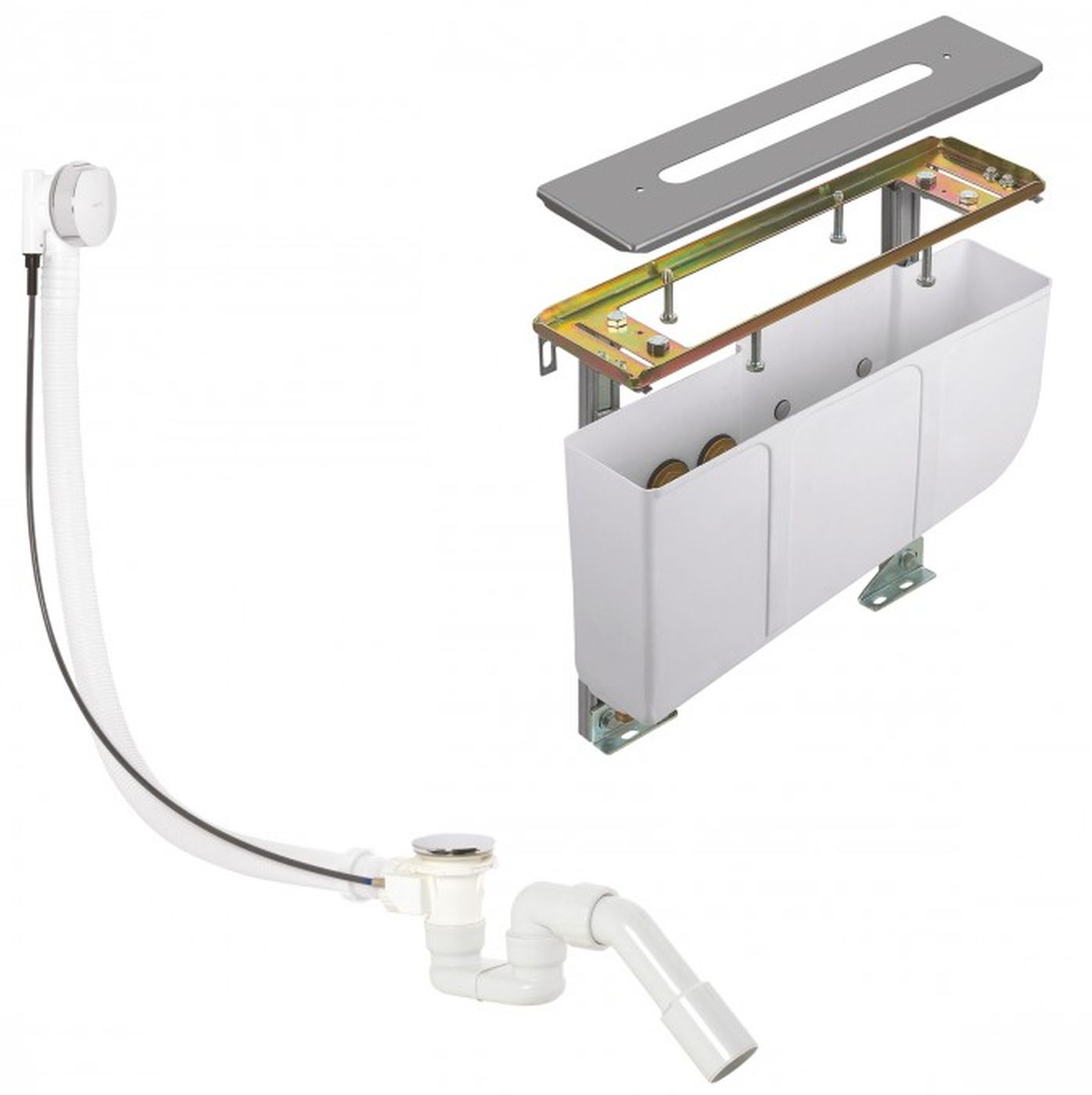 Kludi blok montażowy do baterii 4-otworowej 7878205-00