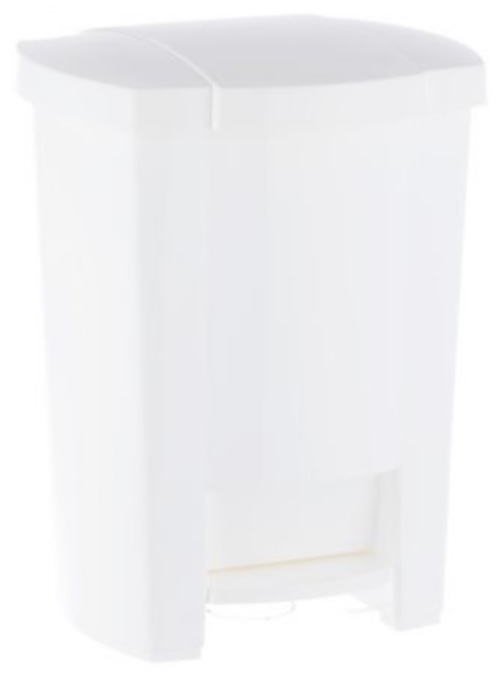 Merida kosz na śmieci 28 l otwierany przyciskiem pedałowym biały KAB404