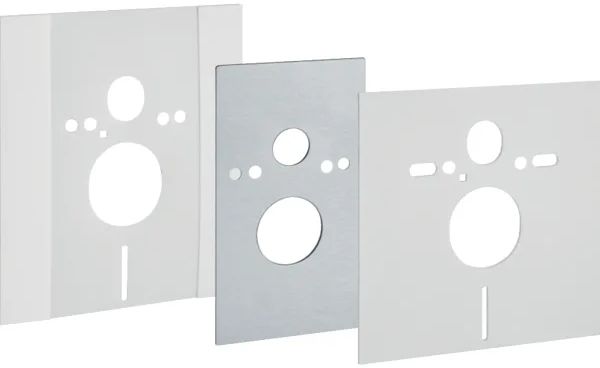 Geberit Duofix płytka przykrywająca z zestawem do izolacji akustycznej 115.396.00.1