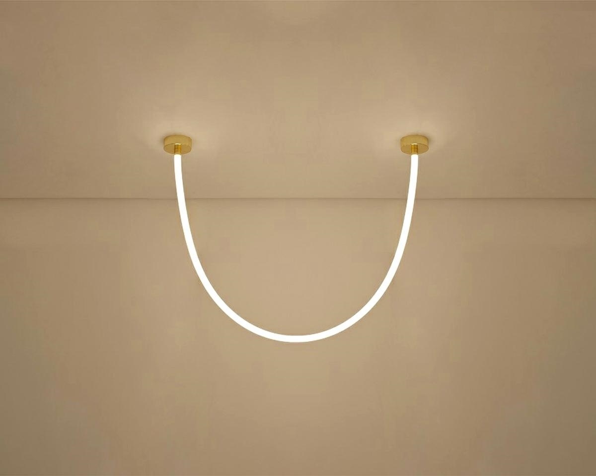 Moosee Lasso lampa wisząca 1x40 W biała-złota MSE1501100440