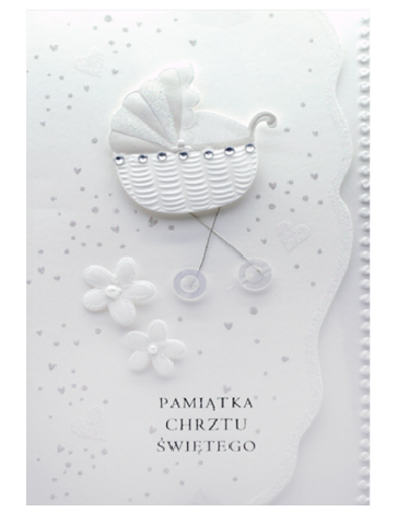 Pamiątka Chrztu Świętego - karnet