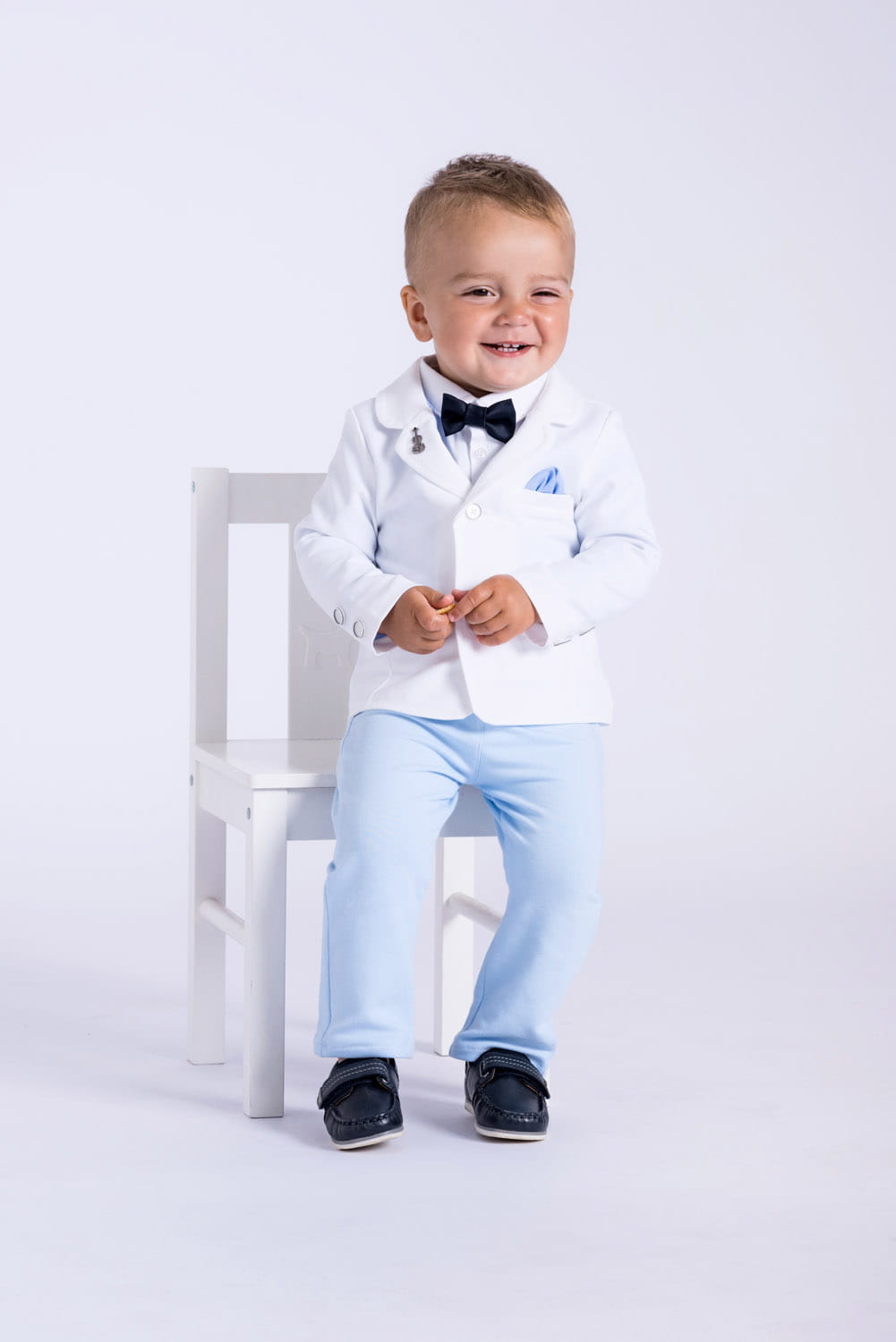 LaFerio Flax Marynarka dla chłopca z lnem 92-116cm