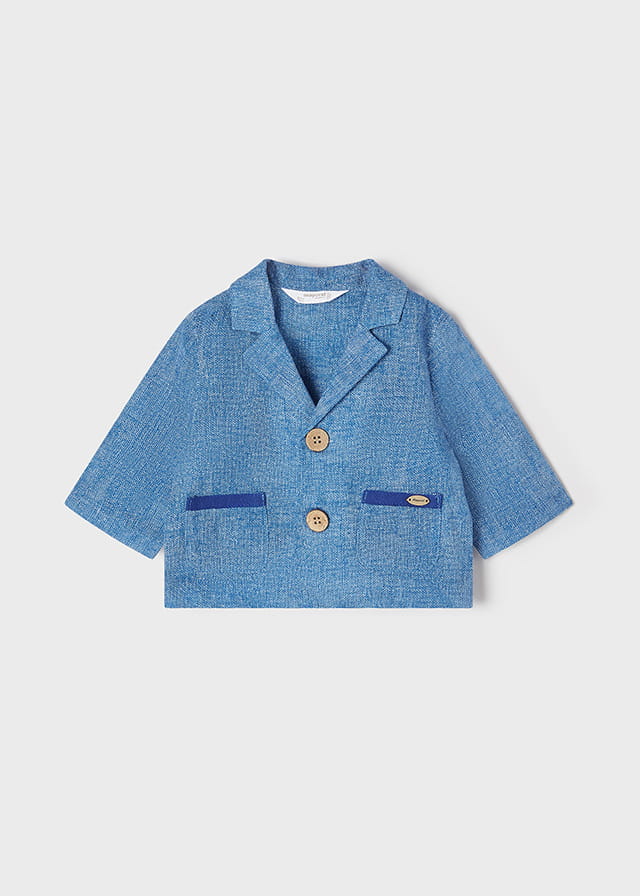 MAYORAL 1488 Marynarka dla chłopca lniana