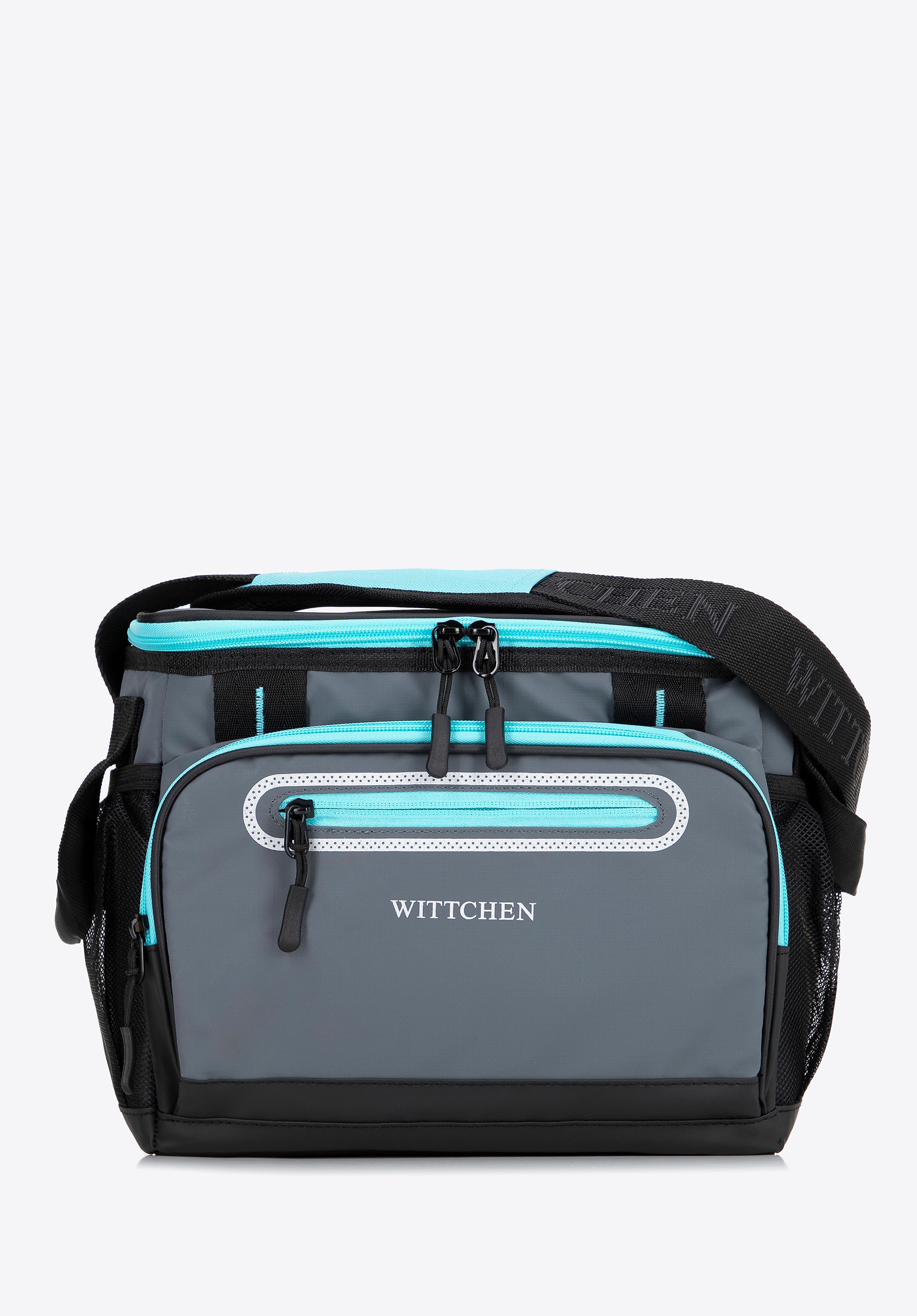 Torba termiczna 12L szaro - niebieska