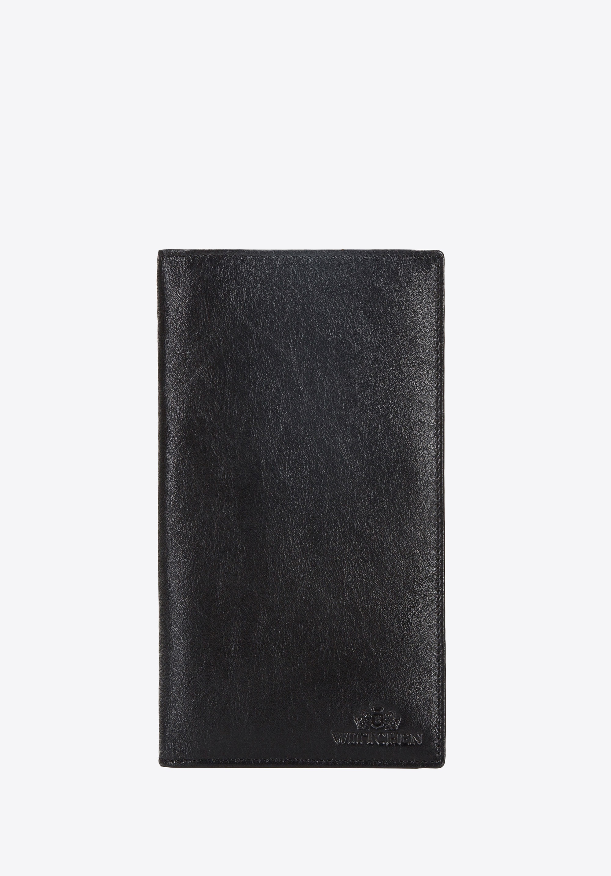 Etui na paszport ze skóry klasyczne czarne