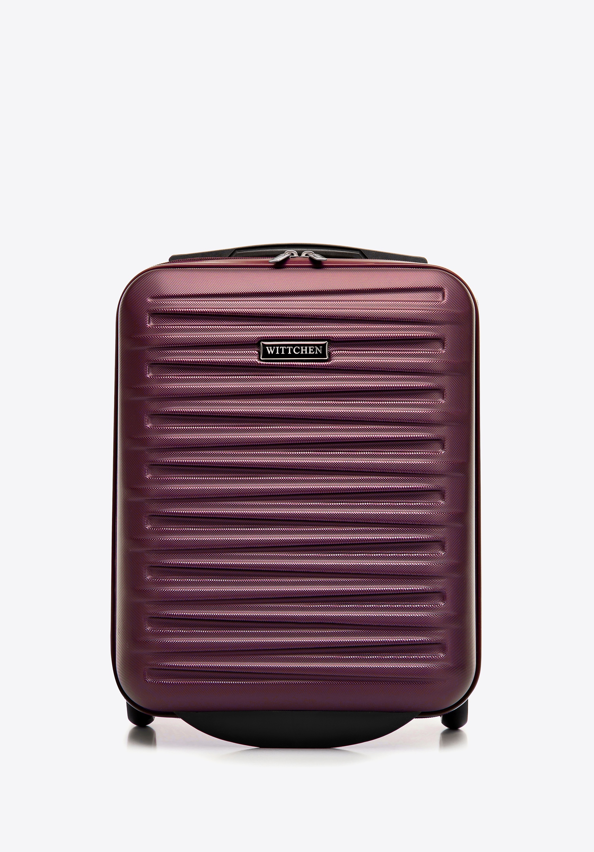 Walizka kabinowa z ABS-u bordowa