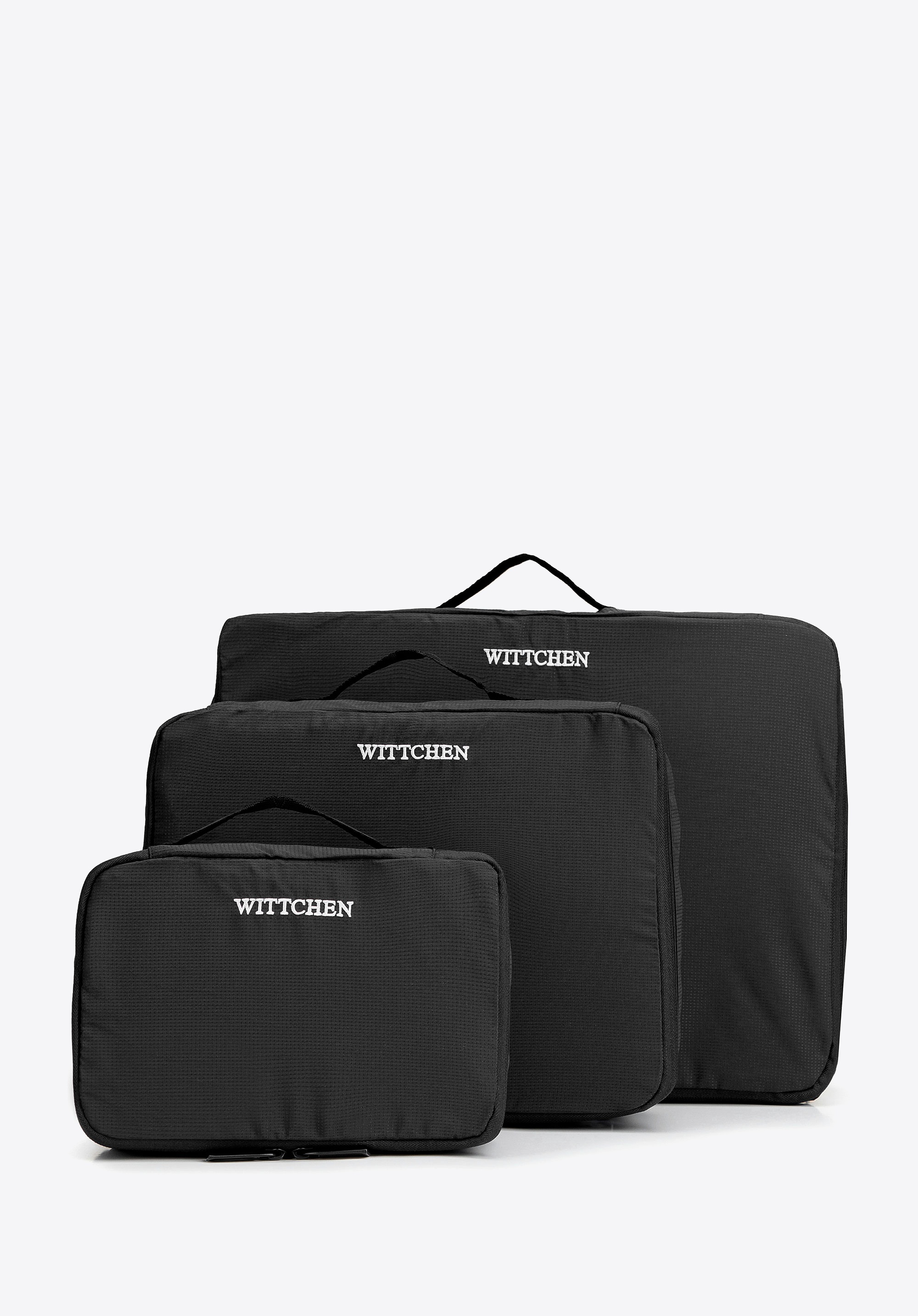 Zestaw trzech organizerów podróżnych czarny