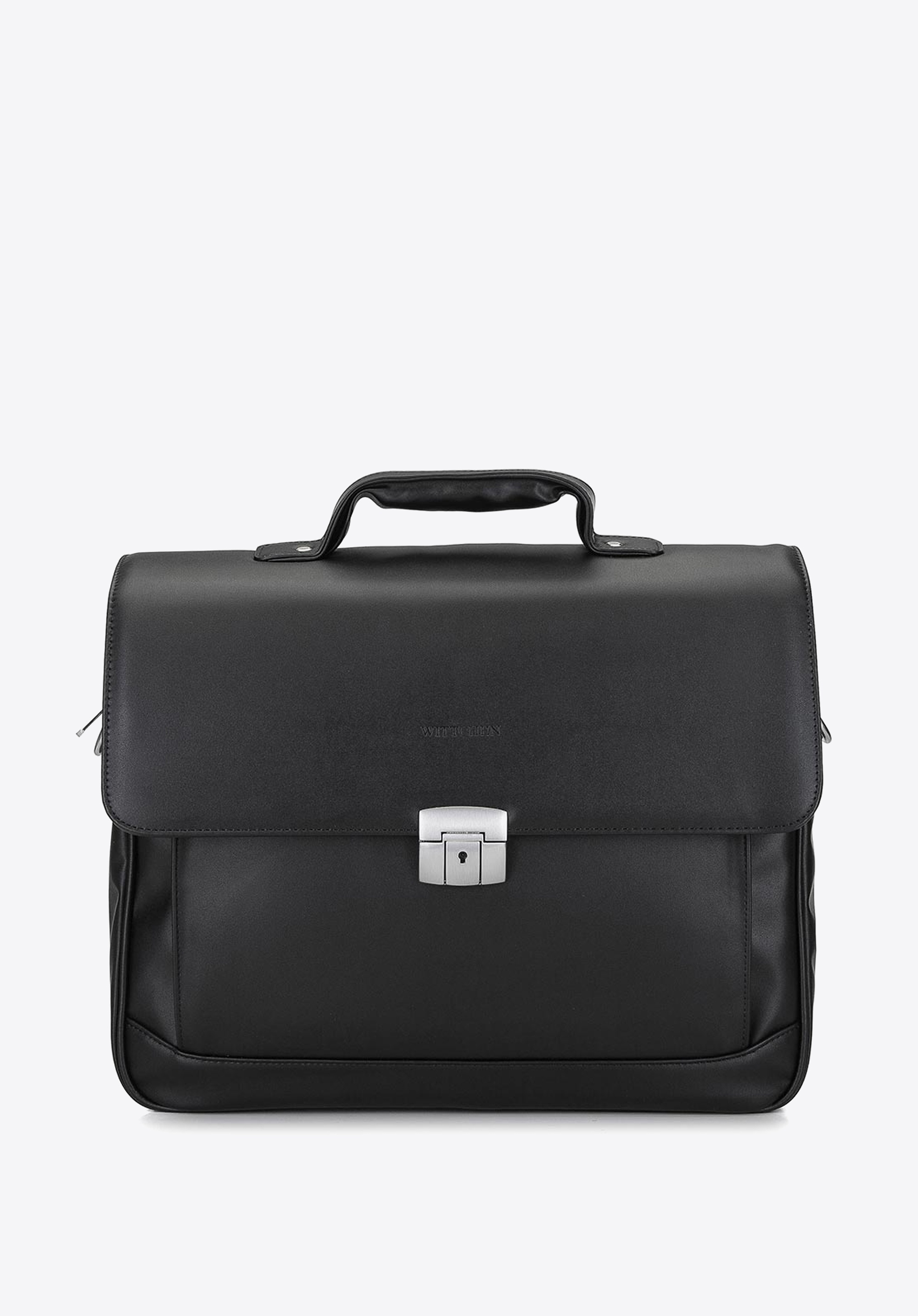 Teczka z kieszenią na laptopa 15,6” miękka czarna