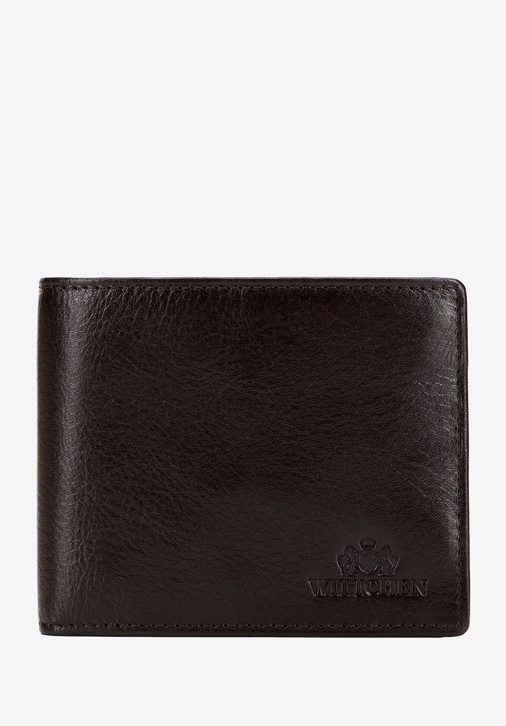 Elegancki męski portfel ze skóry naturalnej brązowy