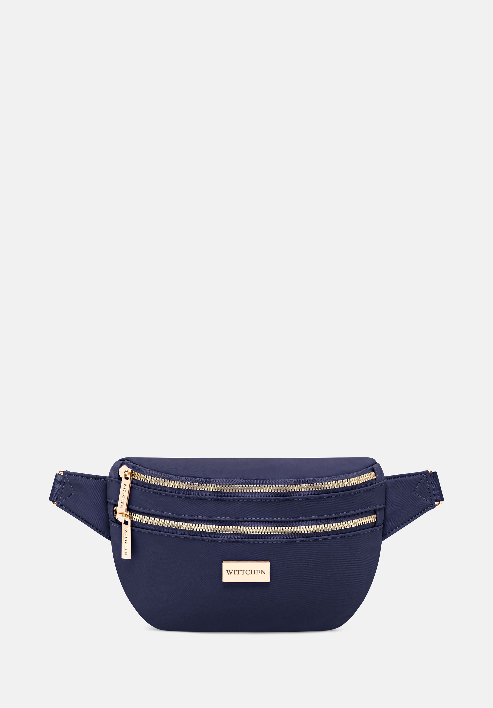 Damska nerka nylonowa z regulowanym paskiem granatowa