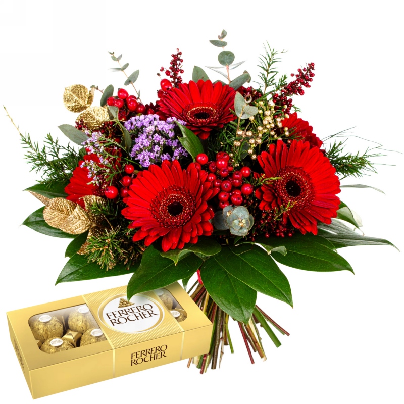 Bukiet z ferrero rocher