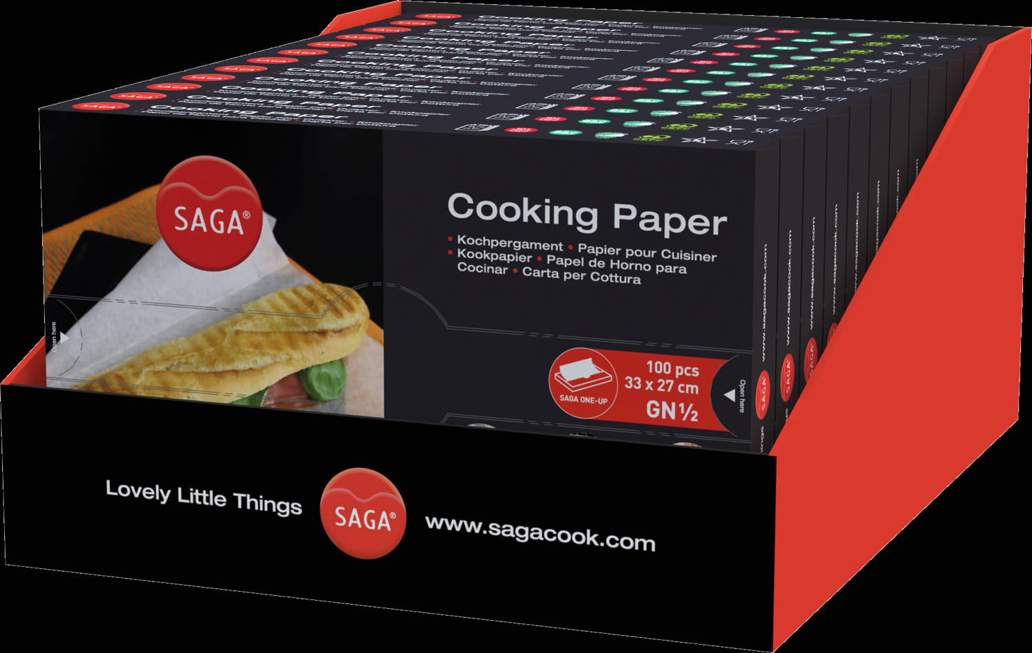 Papier do pieczenia GN 1/2 330 x 270 mm