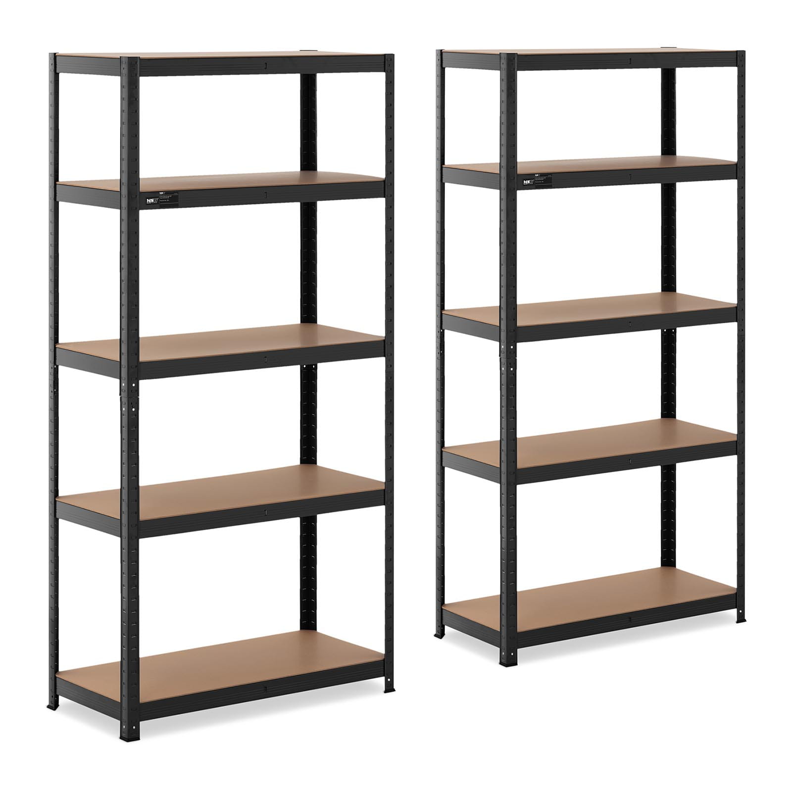 Zestaw 2 regałów magazynowych 90x40x180cm, szaroniebieskie