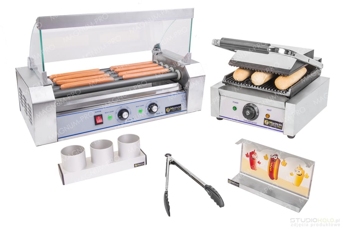 Zestaw do hot dogów - mały teflon