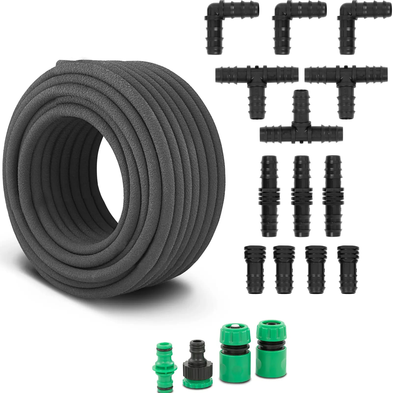 Wąż pocący, linia kroplująca 30 m + zestaw akcesoriów | HT-COSTIGAN-30