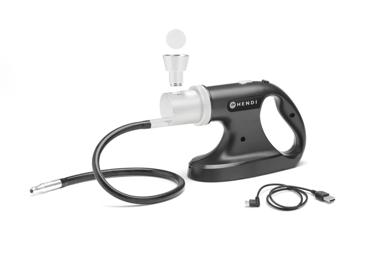 Pistolet wędzarniczy PRO - 3 prędkości podawania dymu Hendi