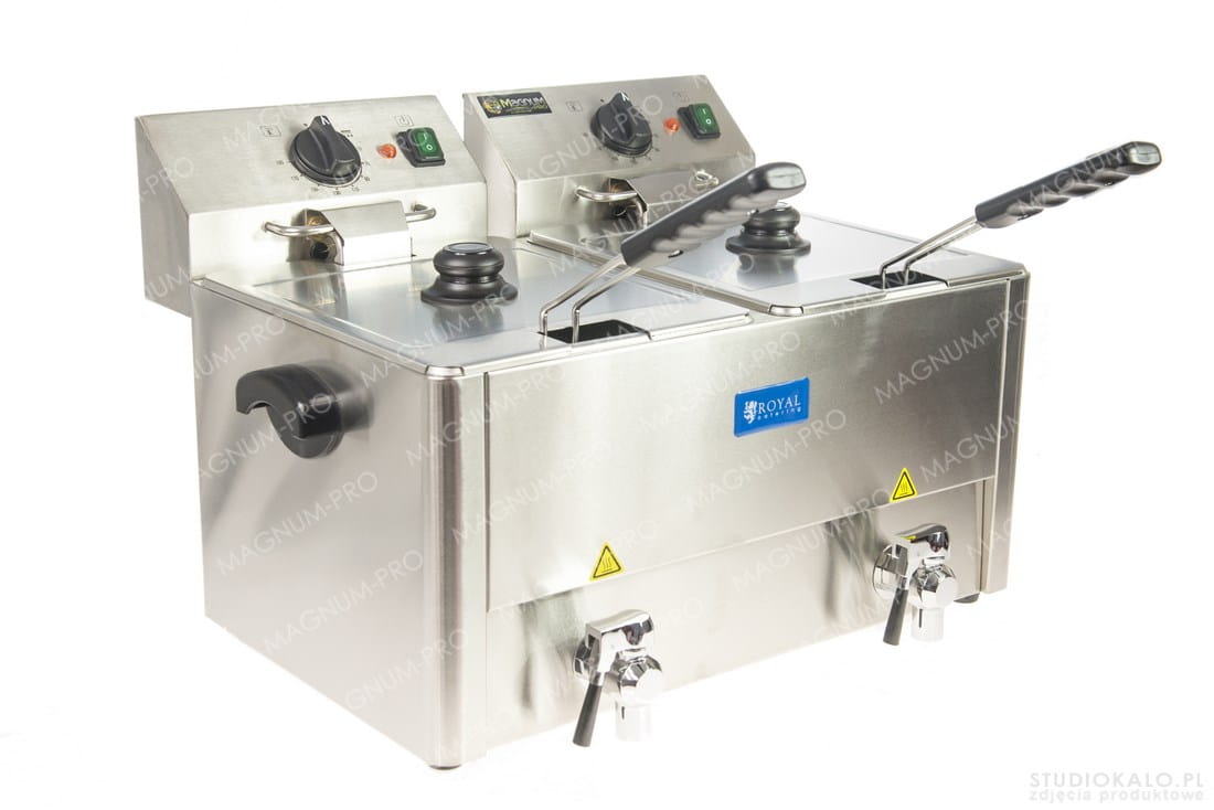 Frytownica 2x13l termostat E.G.O.