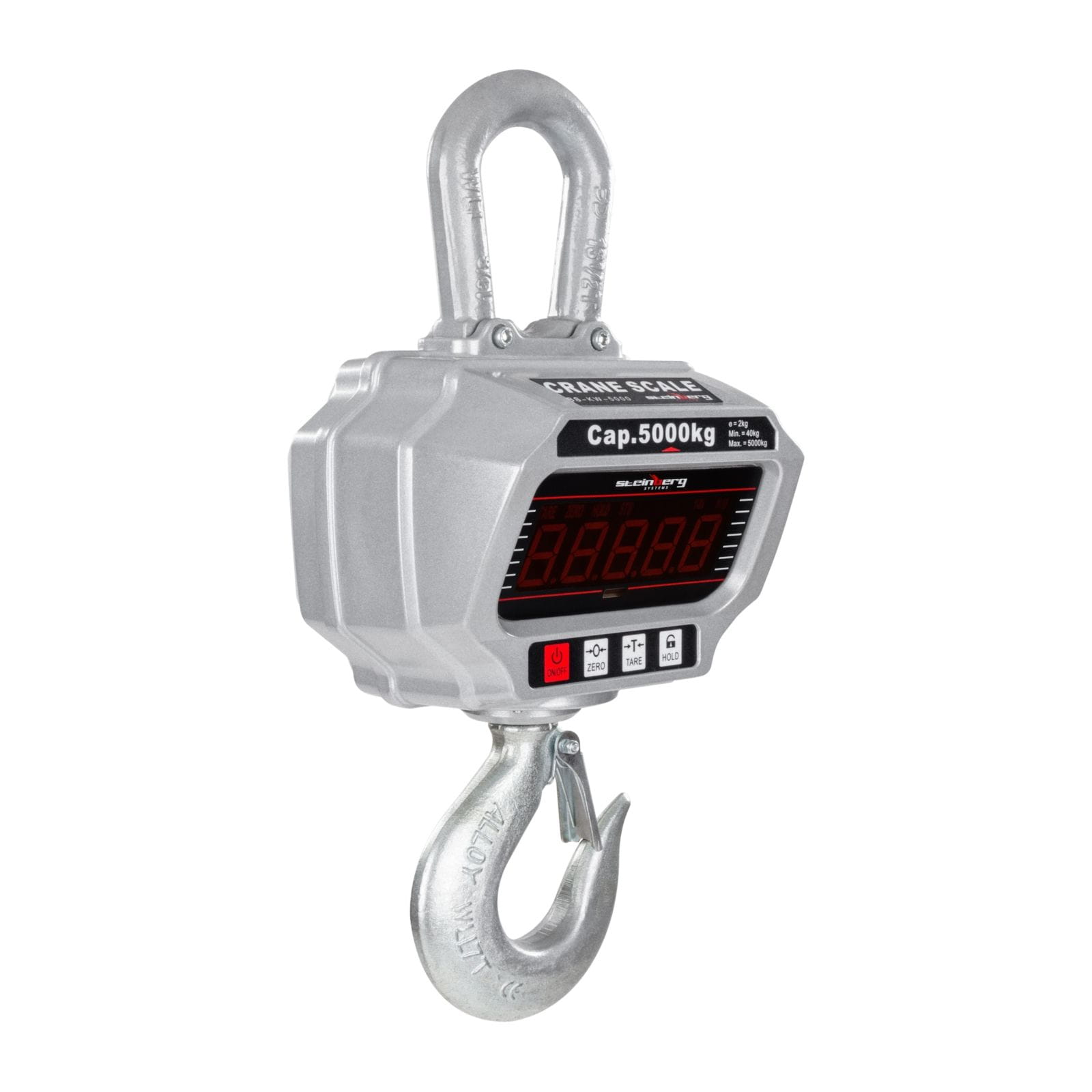 Waga hakowa, podwieszana 5000kg/2kg LED
