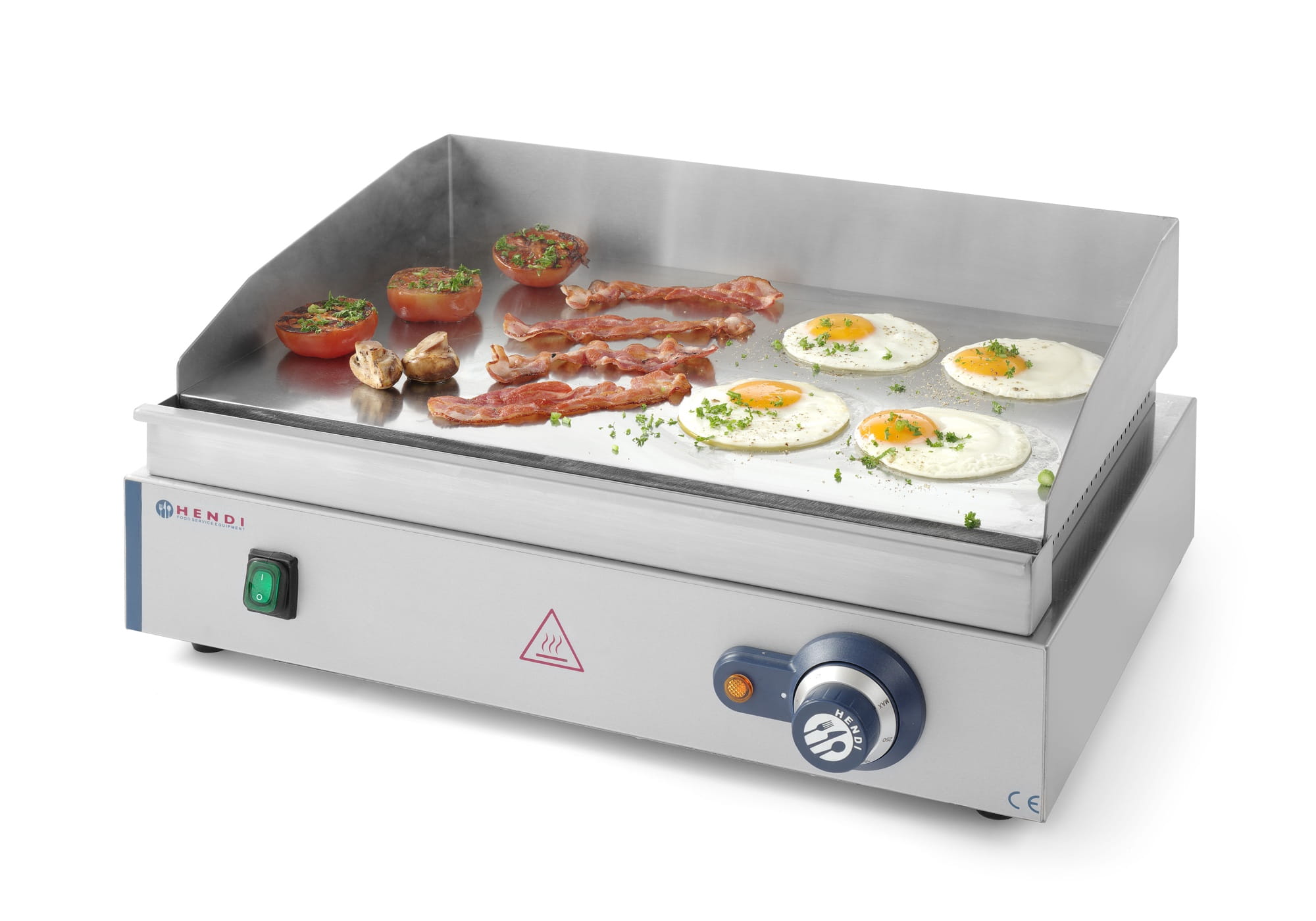 Płyta grillowa gładka 51,8x32,8cm Blue Line Hendi