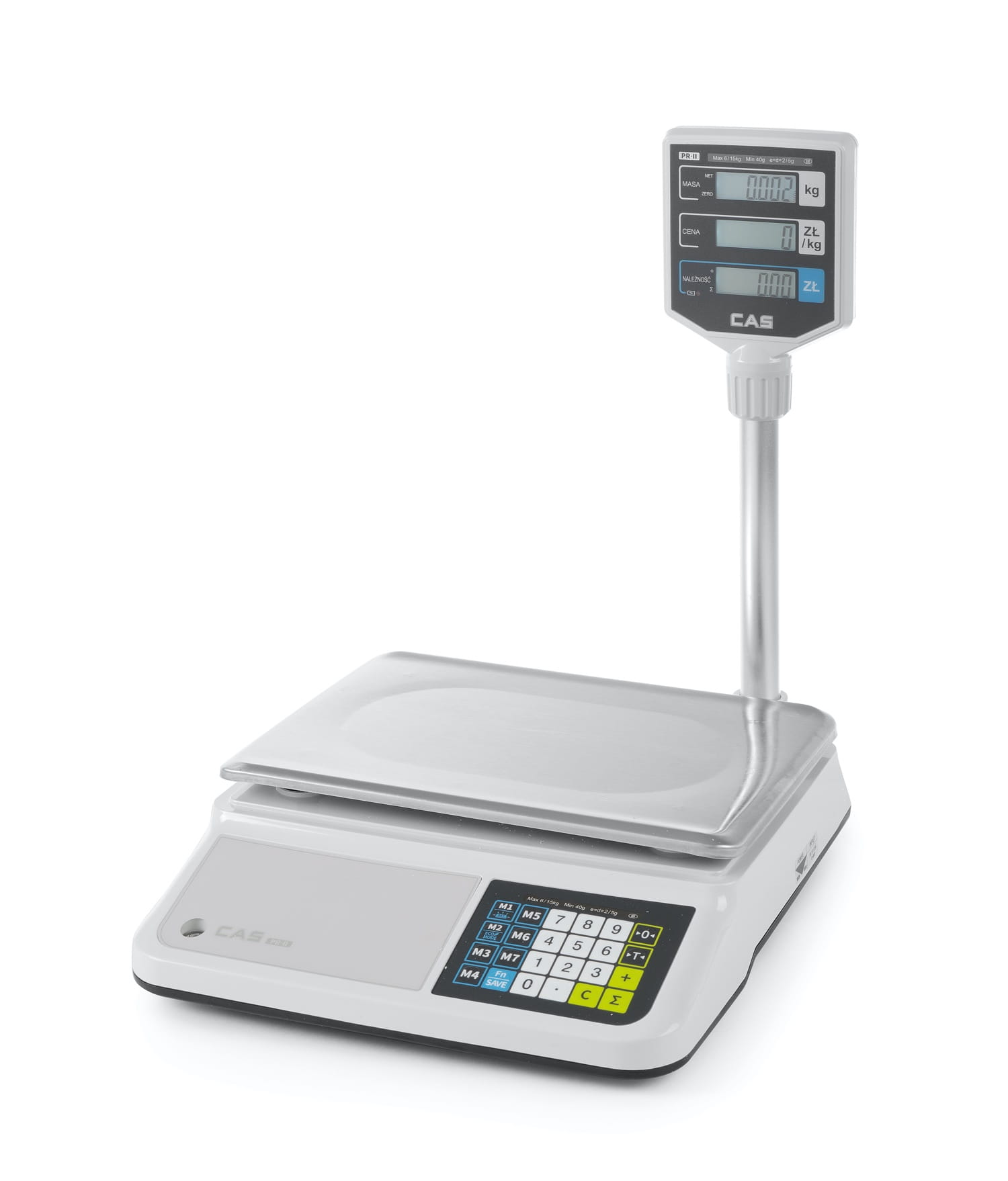 Waga sklepowa kalkulacyjna z legalizacją 15kg/2g CAS