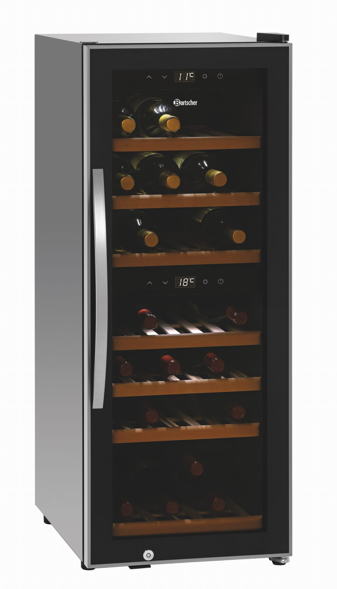 Winiarka 2-strefowa na 38 butelek Bartscher