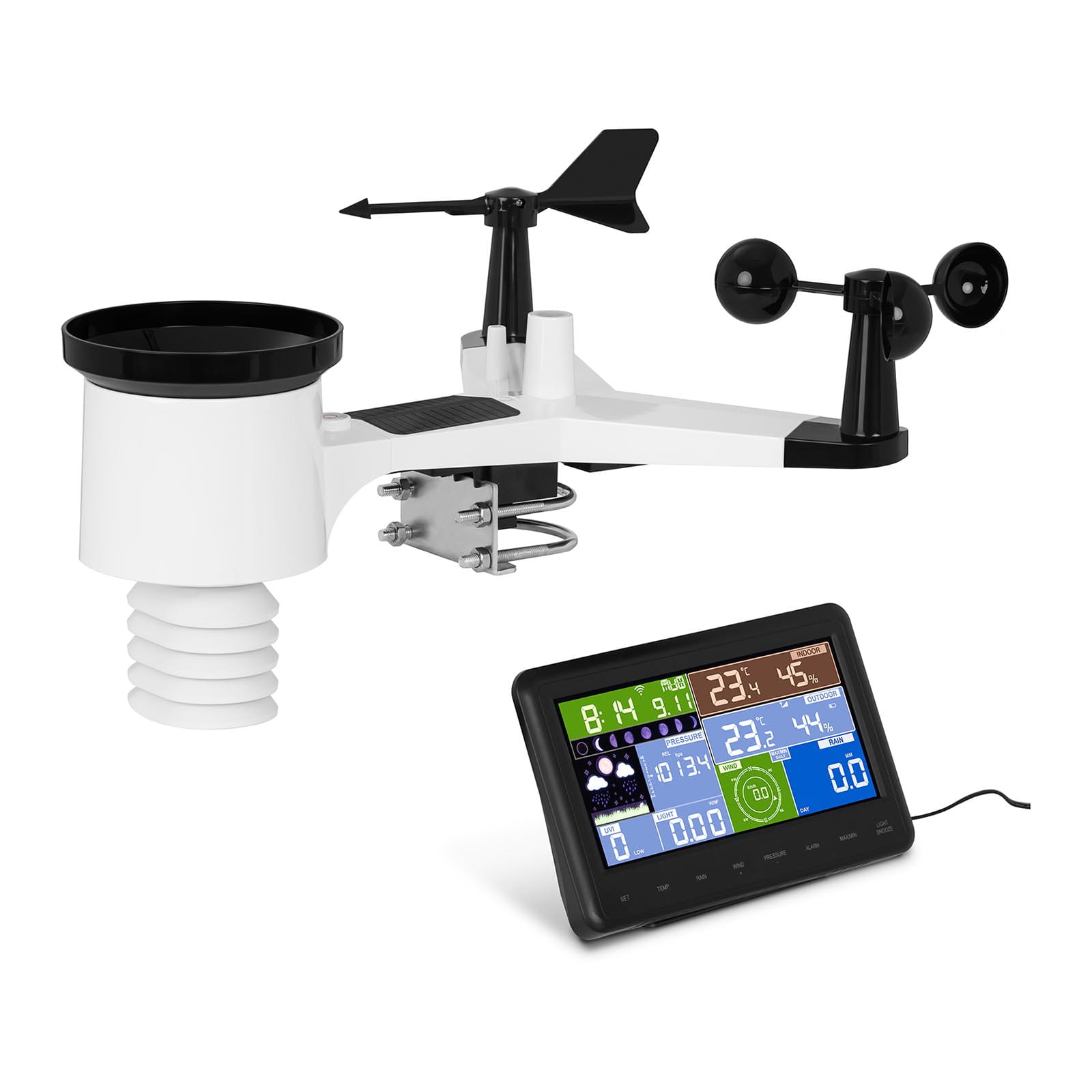 Bezprzewodowa stacja pogody, moduł WiFi, LCD