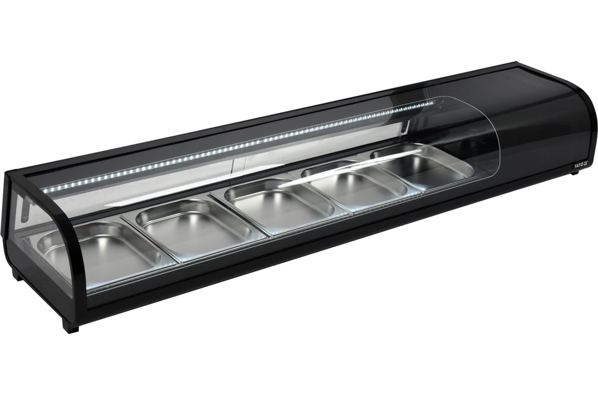 Nadstawa chłodnicza do sushi + 5 pojemników GN 1/2 Yato