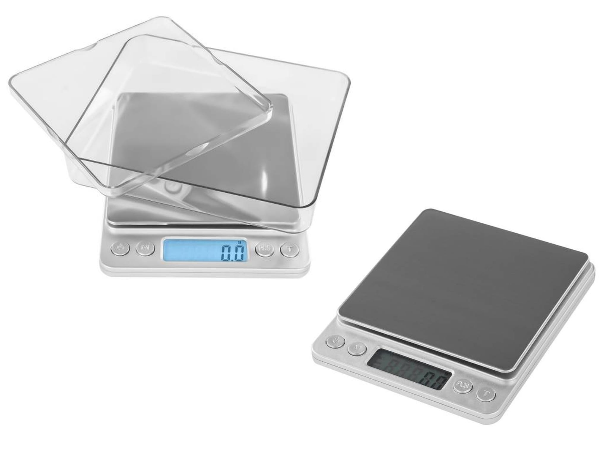 Kieszonkowa waga stołowa 3kg/0,1g + 2 tacki