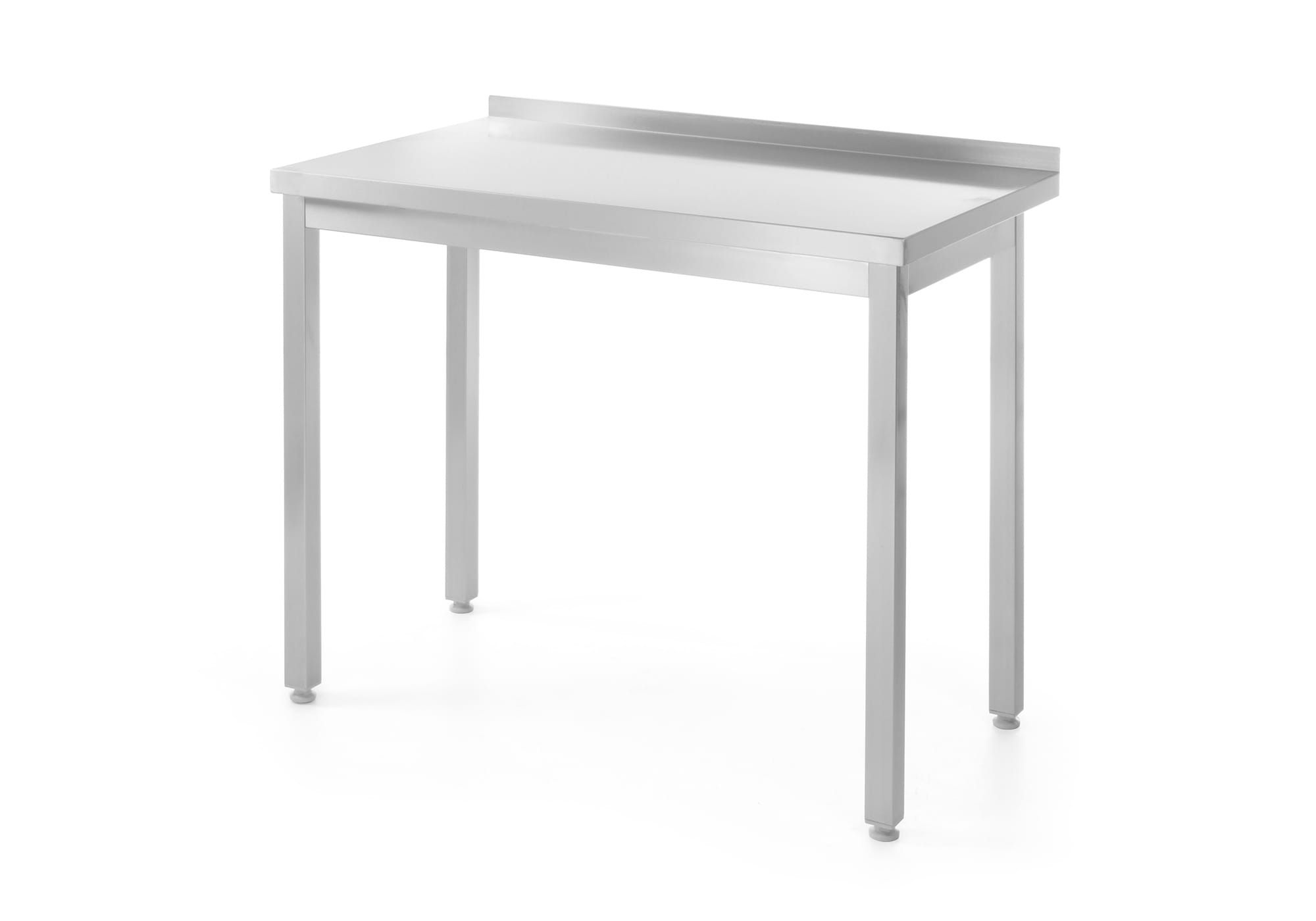 Stół gastronomiczny z rantem 100 x 60 cm, stal nierdzewna Hendi