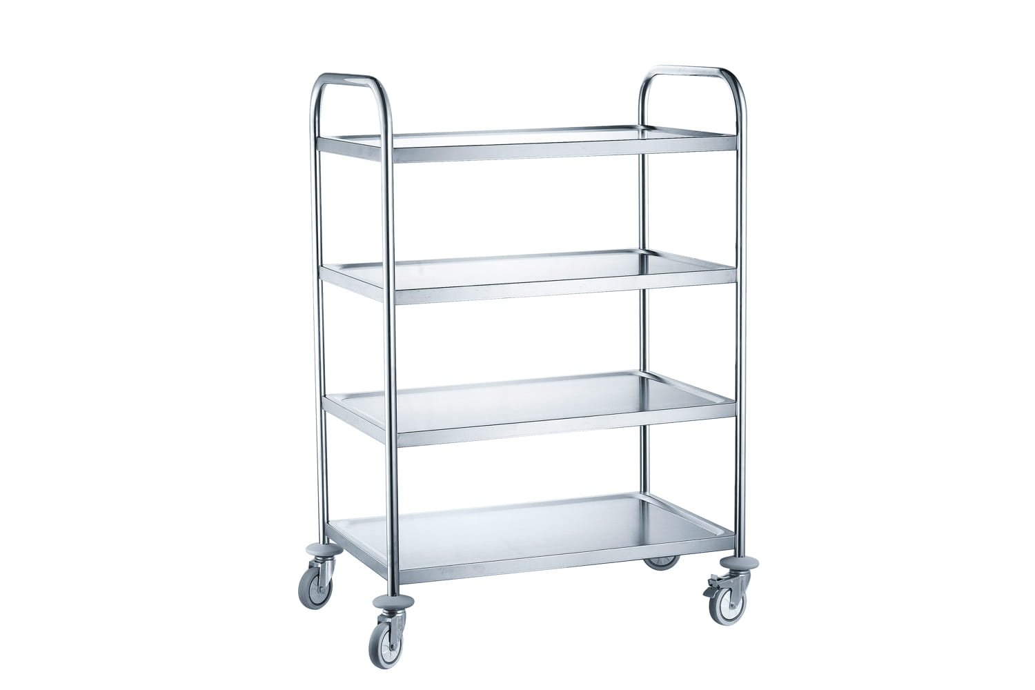 Wózek kelnerski 4 półki, stal nierdzewna | 810118