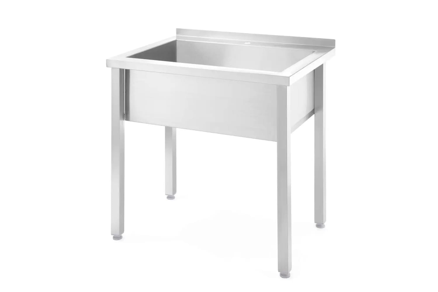 Basen gastronomiczny, zlewozmywak 80x60x85cm z rantem, komora 30 cm | 816707