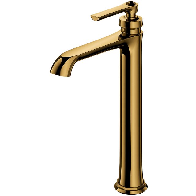 OMNIRES Bateria umywalkowa stojąca ARMANCE wysoka 32 cm złoty połysk