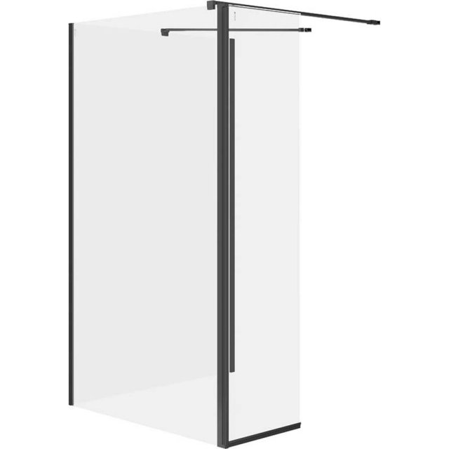 CERSANIT Kabina prysznicowa MILLE set B801 walk-in z ruchomą ścianką