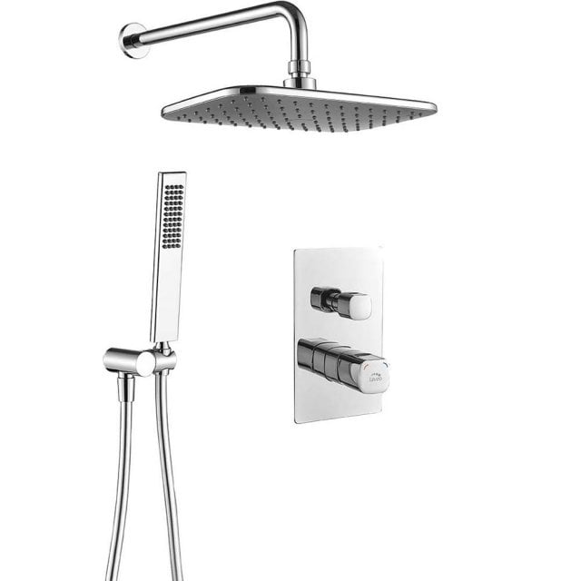 LAVEO Zestaw prysznicowy podtynkowy TORES chrom BVT_001P