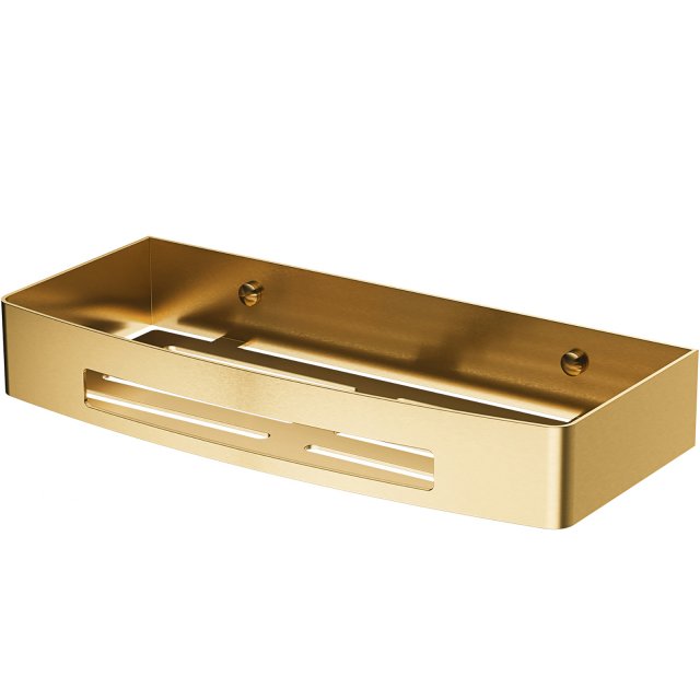 OMNIRES Koszyk prysznicowy UNI 30x5x13 złoty szczotkowany UN10331GLB