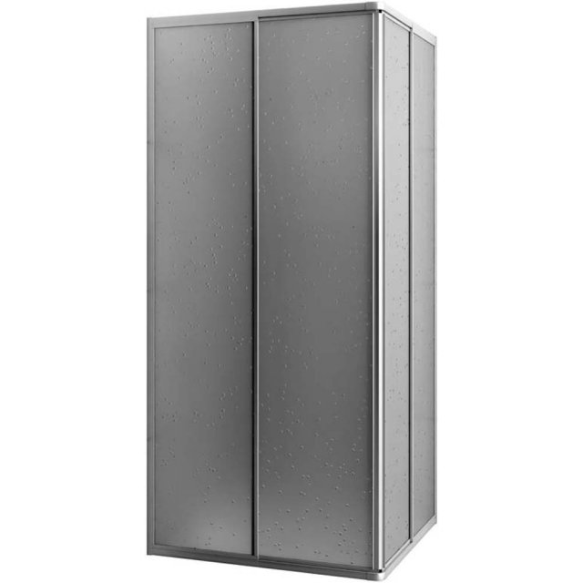 KFA Kabina prysznicowa kwadratowa VARIABEL chrom 90x90 szkło szronion