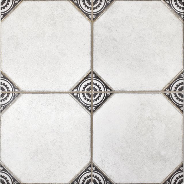 Gres szkliwiony hiszpański Realonda LEEDS BLACK mat 33x33 gat. I