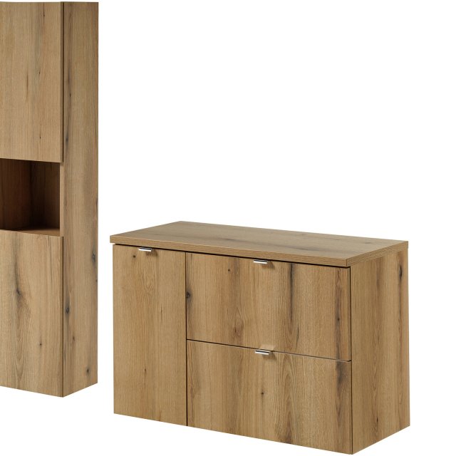 COMAD Zestaw mebli NOVA OAK szafka 60 cm, szafka 30 cm, blat 90 cm, s