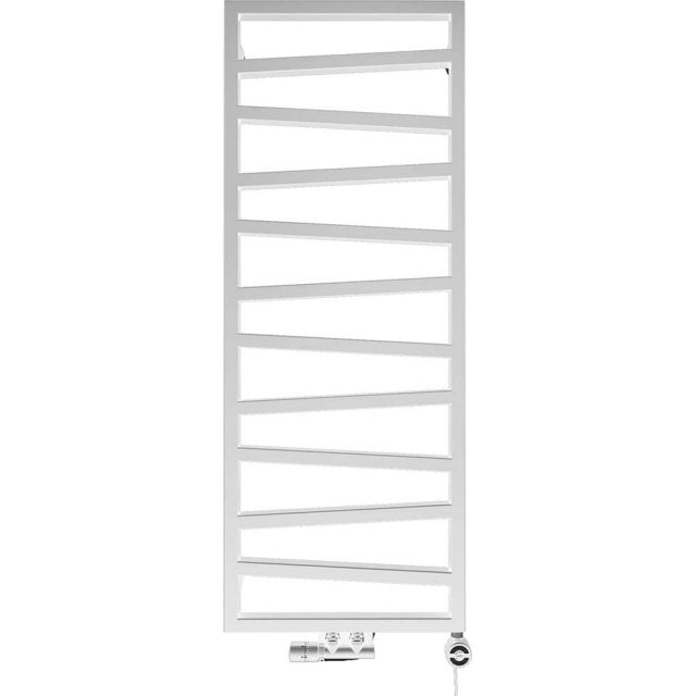 TERMA Grzejnik łazienkowy ZIGZAG 131x50 biały WGZIG131050KJ16ZS