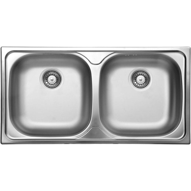 DEANTE Zlewozmywak stalowy XYLO satyna 2-komorowy ZEX_0203