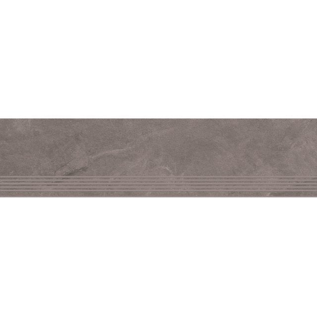 Gres szkliwiony stopnica MARENGO grey mat 29,8x119,8 gat. I
