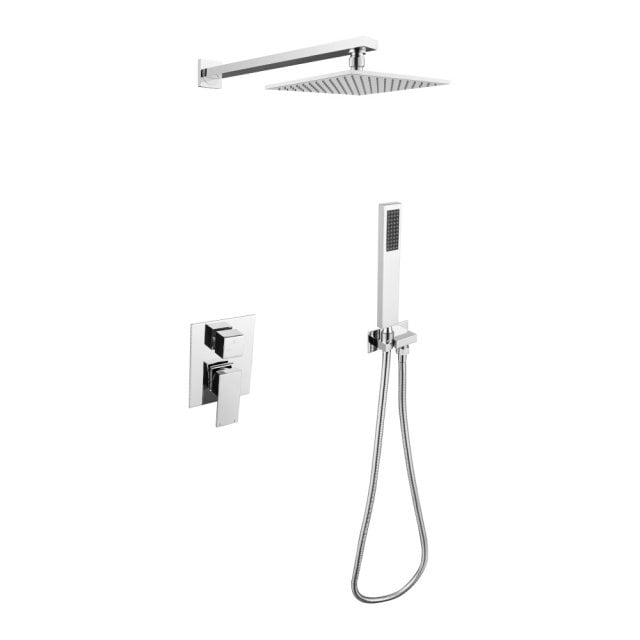 BESCO Zestaw prysznicowy MODERN / VARIUM II chrom podtynkowy BP-MVII-