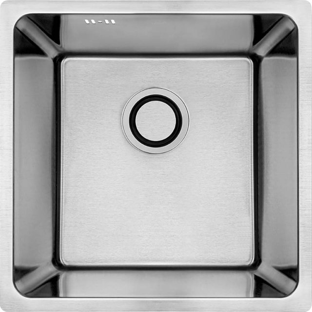 LAVEO Zlewozmywak stalowy ADEN 44x44 cm 1-komorowy inox SLA_010P