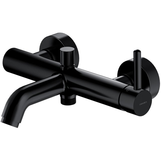 OMNIRES Bateria wannowa Y ścienna czarna półmat Y1230BL