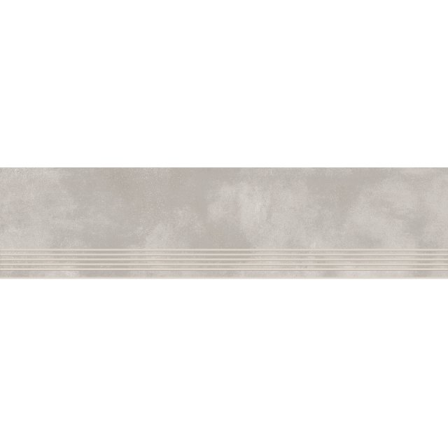 Gres szkliwiony stopnica STREET ART grey mat 29,8x119,8 gat. I