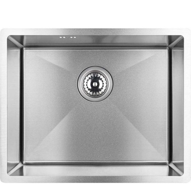 LAVEO Zlewozmywak stalowy MARMARA 54x44 cm 1-komorowy inox gładki SAM