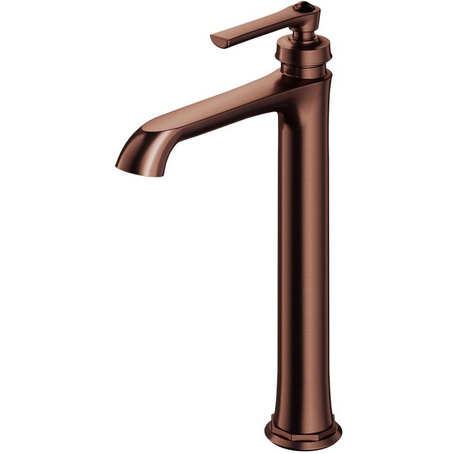 OMNIRES Bateria umywalkowa stojąca ARMANCE wysoka 32 cm miedź antyczn
