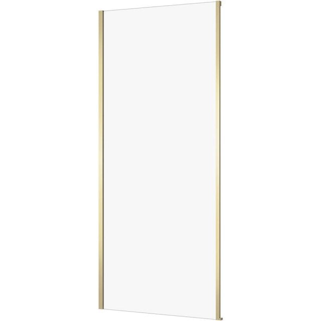 CERSANIT Ścianka kabiny prysznicowej LARGA 90x195 cm złoty mat, szkło