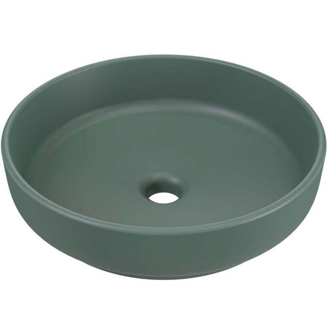 COMAD Umywalka nablatowa RIVER 1 FOREST GREEN MATT 40 cm UN 40 ( E-65